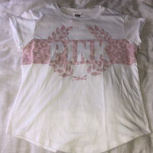 loose fitting PINK t-shirt. Brand new with tags on